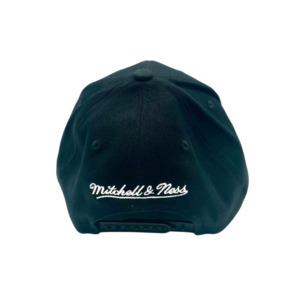 LA Lakers Hat - Black NBA Point Guard CR Stretch Snapback Cap - Mitchell & Ness